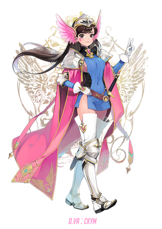 Illustration for article titled Overwatch Characters As Fantasy Heroes